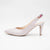 EMIS Pink Leather Slingback Heel with Braided Strap