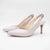 EMIS Pink Leather Slingback Heel with Braided Strap