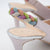 EMIS Pink Leather Slingback Heel with Braided Strap