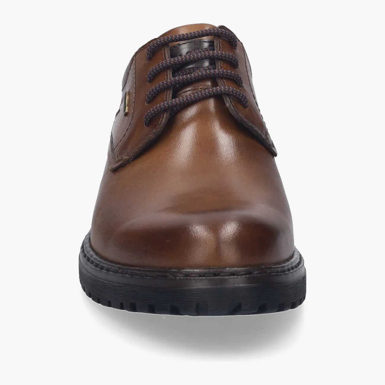 Josef Seibel Cognac Waterproof Men’s Leather Derby – Cushioned PU Sole (Erroll 50) - Leavys Shoes