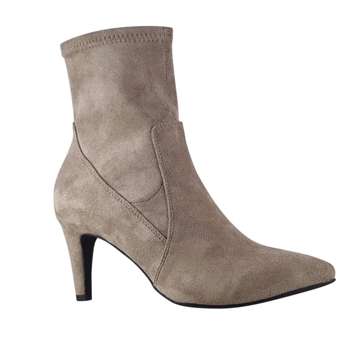 s.Oliver Grey Suede Ankle Boot – Sleek &amp; Modern Comfort - Leavys Shoes