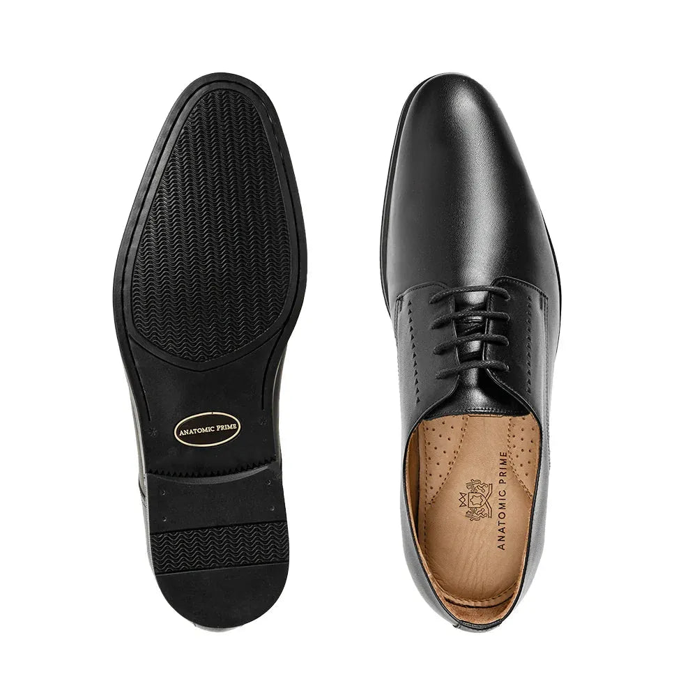 Anatomic & Co Gilberto Men's Black Leather Formal Shoes - Leavys Shoes