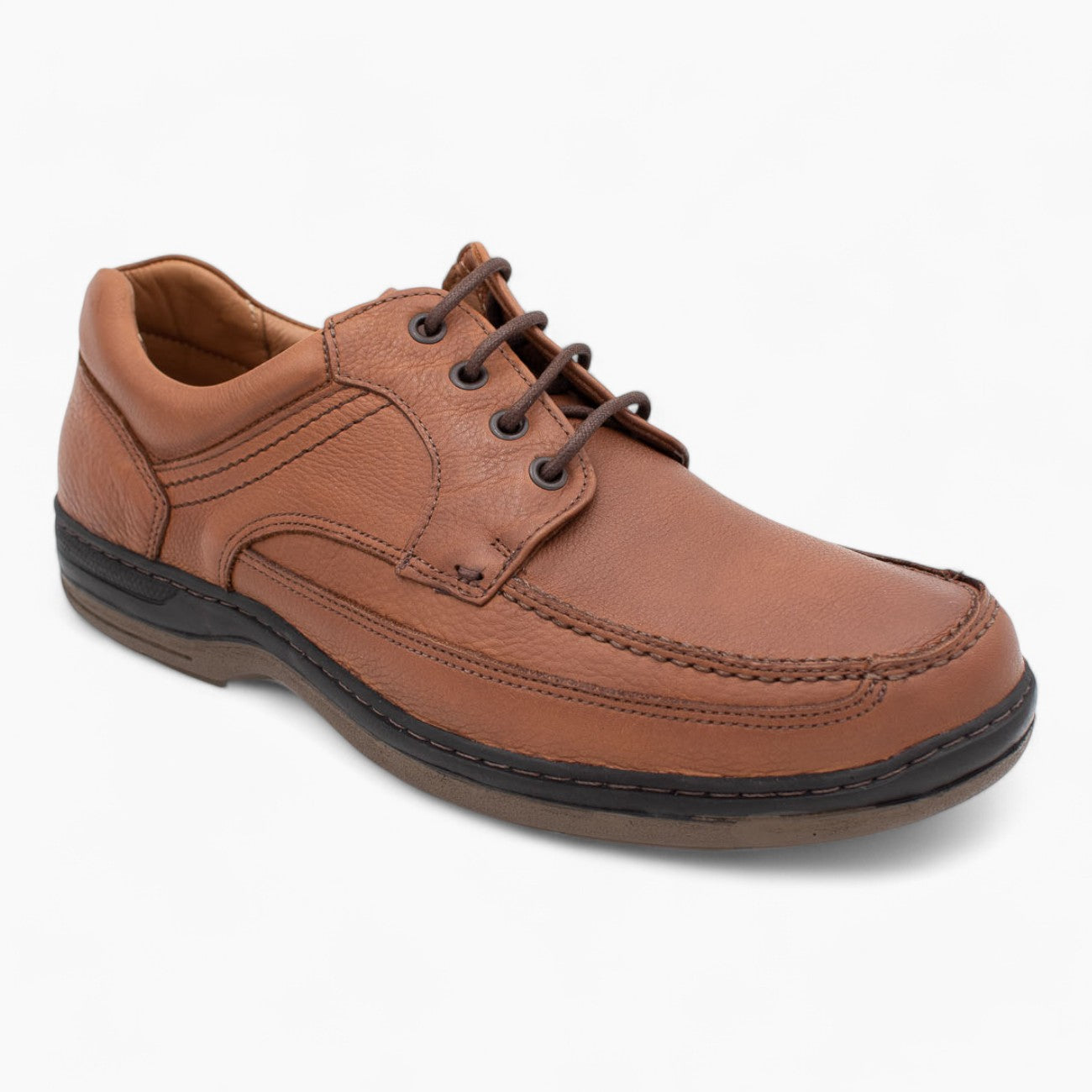 Anatomic & Co Gurupi Men's Leather Lace-Up Shoes, Lightweight with Cushioned Sole