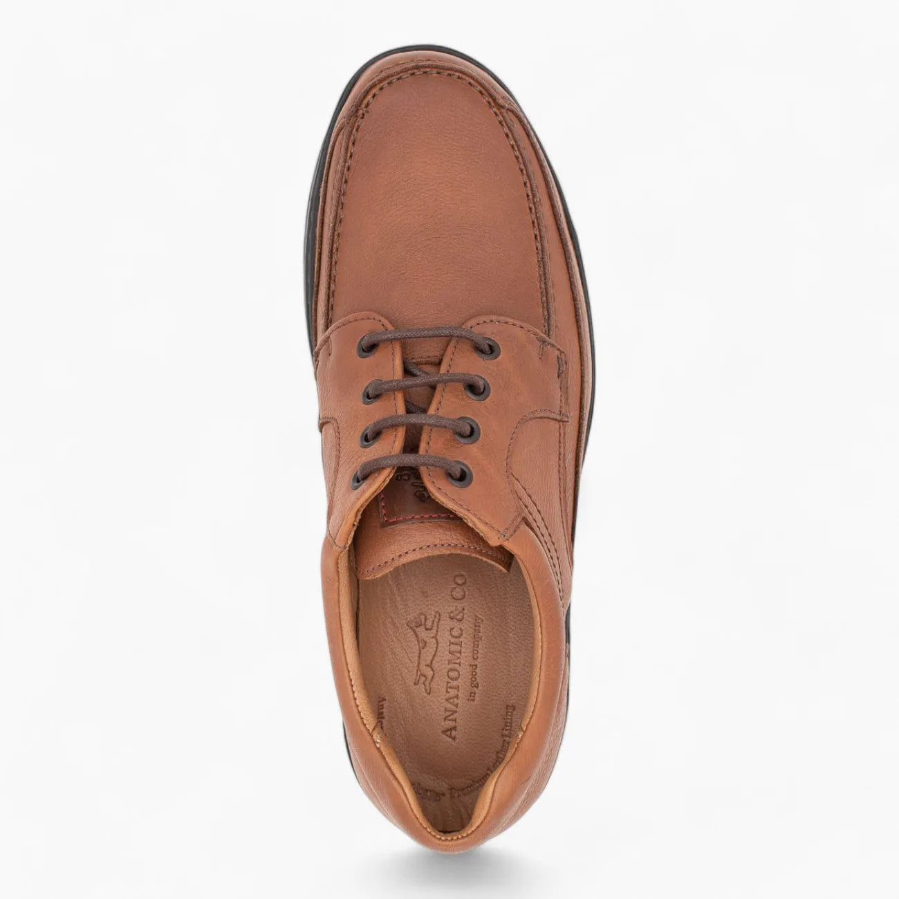 Anatomic & Co Gurupi Men's Leather Lace-Up Shoes, Lightweight with Cushioned Sole - Leavys Shoes