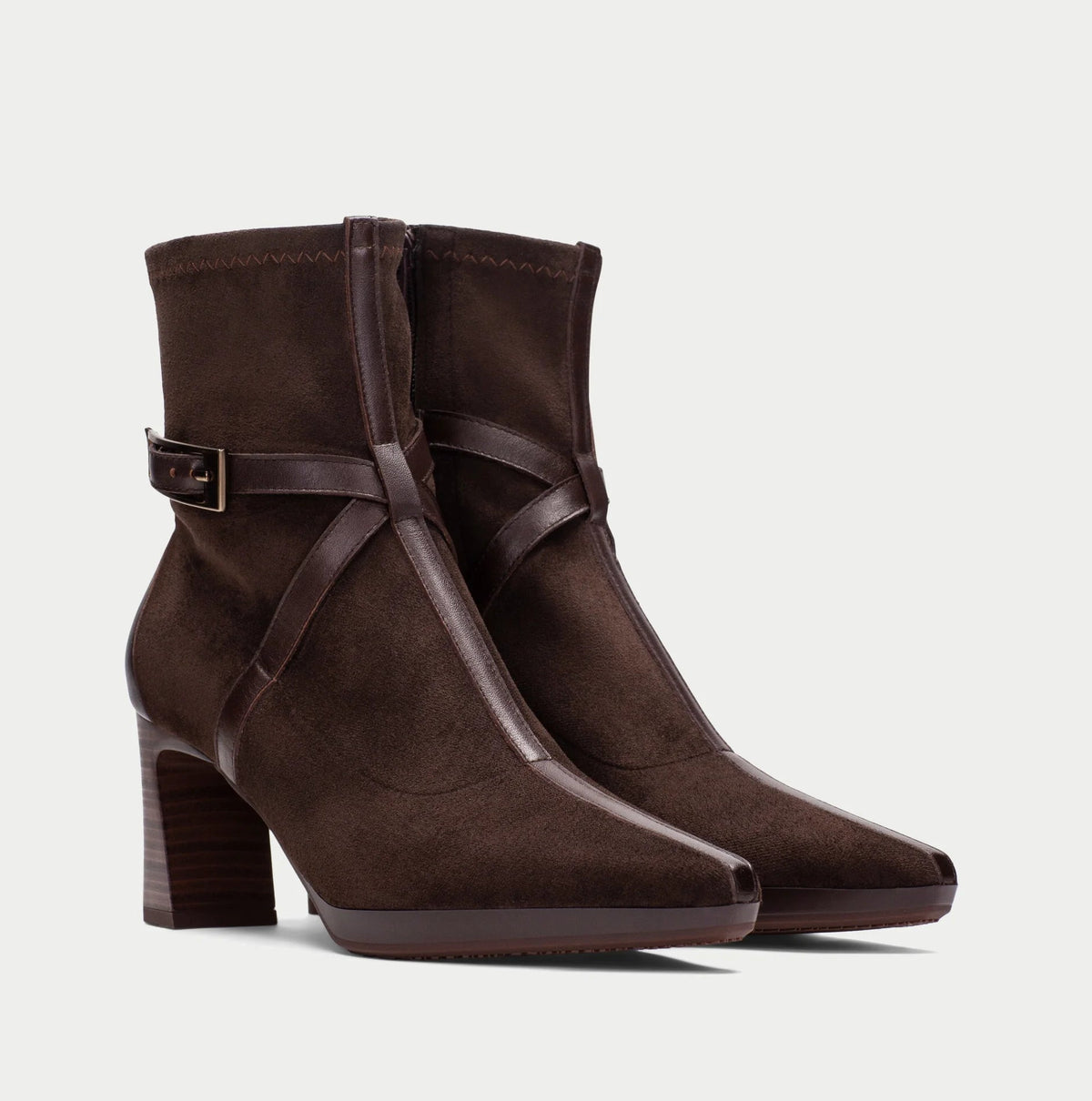 Hispanitas Bangkok Chocolate Brown Leather Ankle Boots