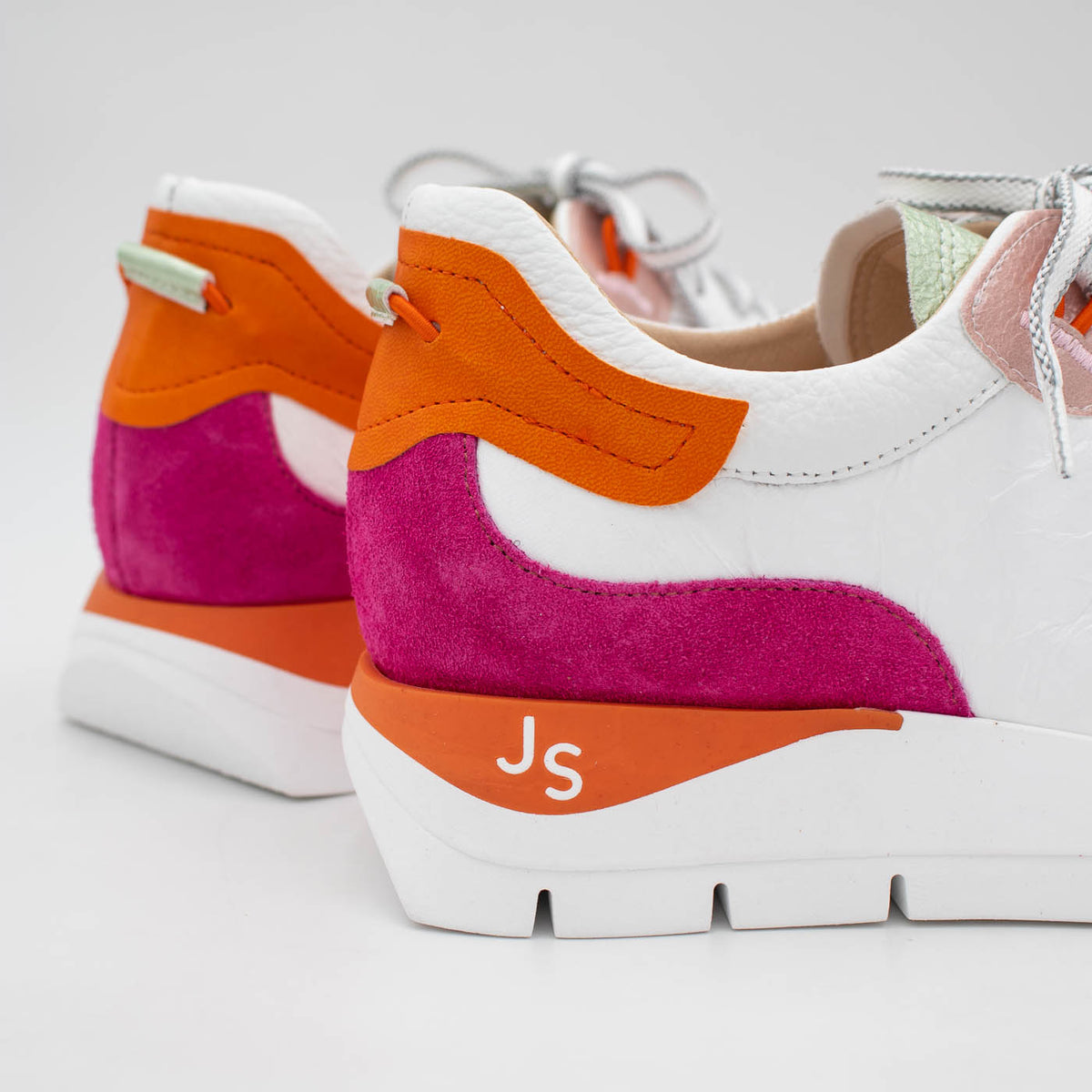 Jose Saenz Fuchsia White Multi Trainer (Wide Fit) – 2287 FUCSIA/BLANCO