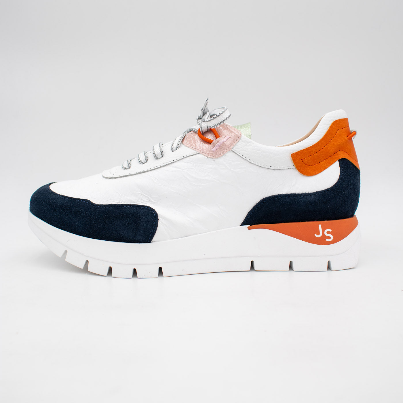 Jose Saenz Navy White Multi Trainer (Wide Fit) – 2287 NAVY/BLANCO