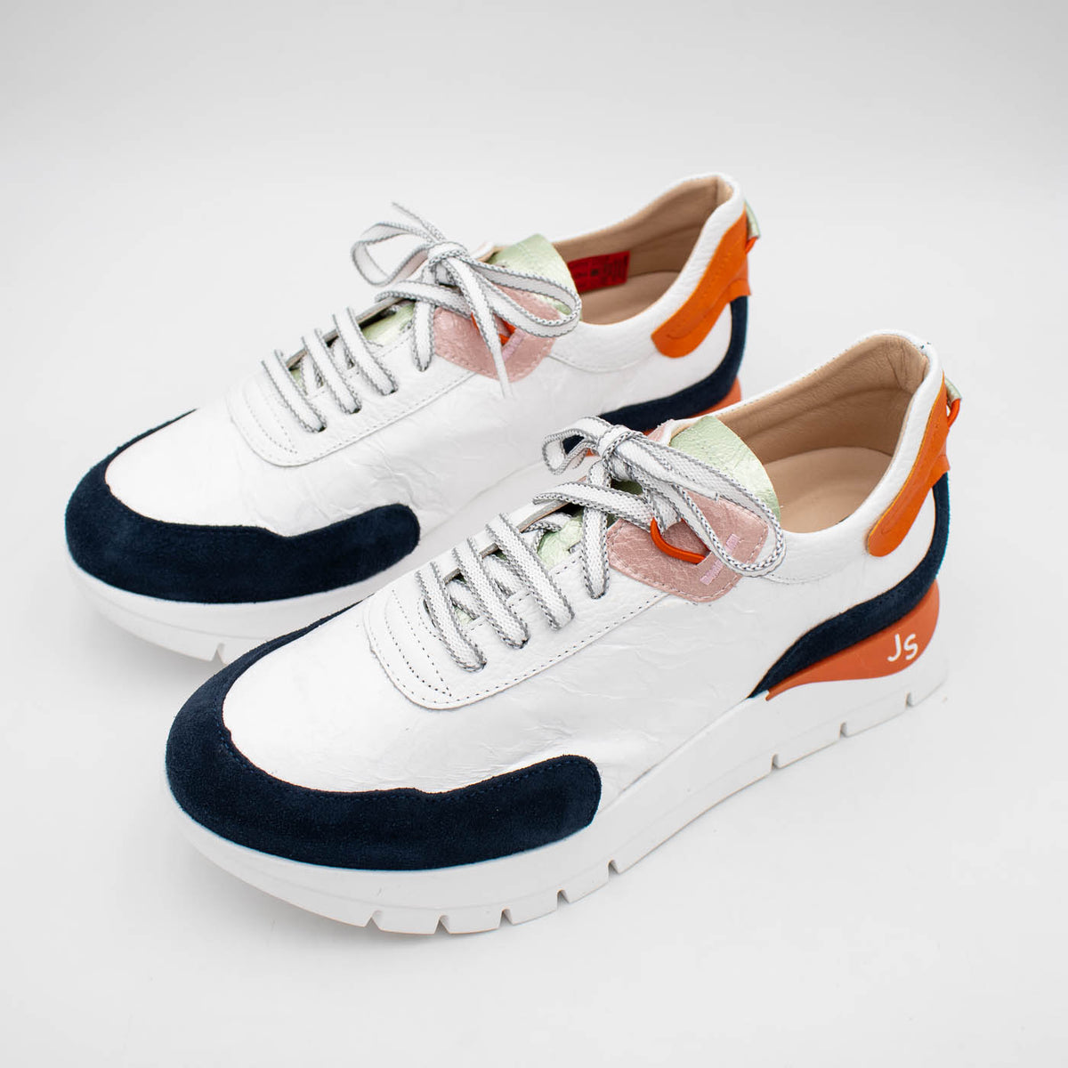 Jose Saenz Navy White Multi Trainer (Wide Fit) – 2287 NAVY/BLANCO