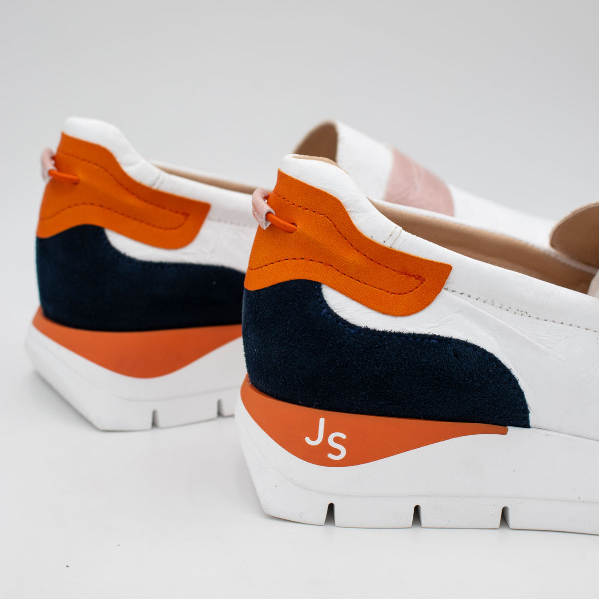 Jose Saenz Navy White Multi Loafer (Wide Fit) – 2290 NAVY/BLANCO