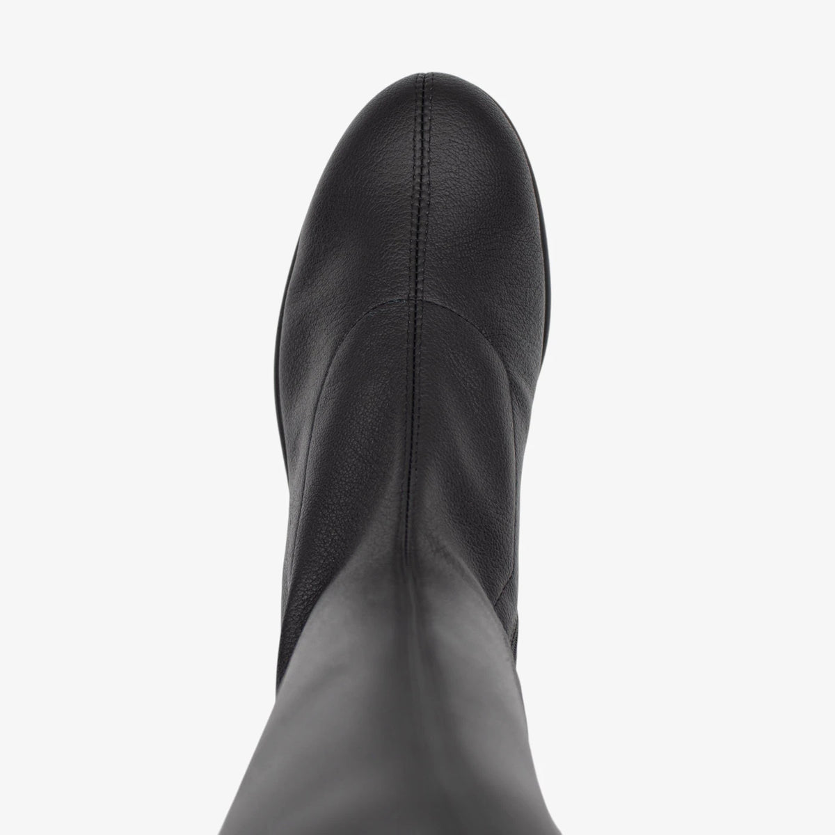 Jose Saenz Nieves Black Stretch Knee-High Wedge Boots