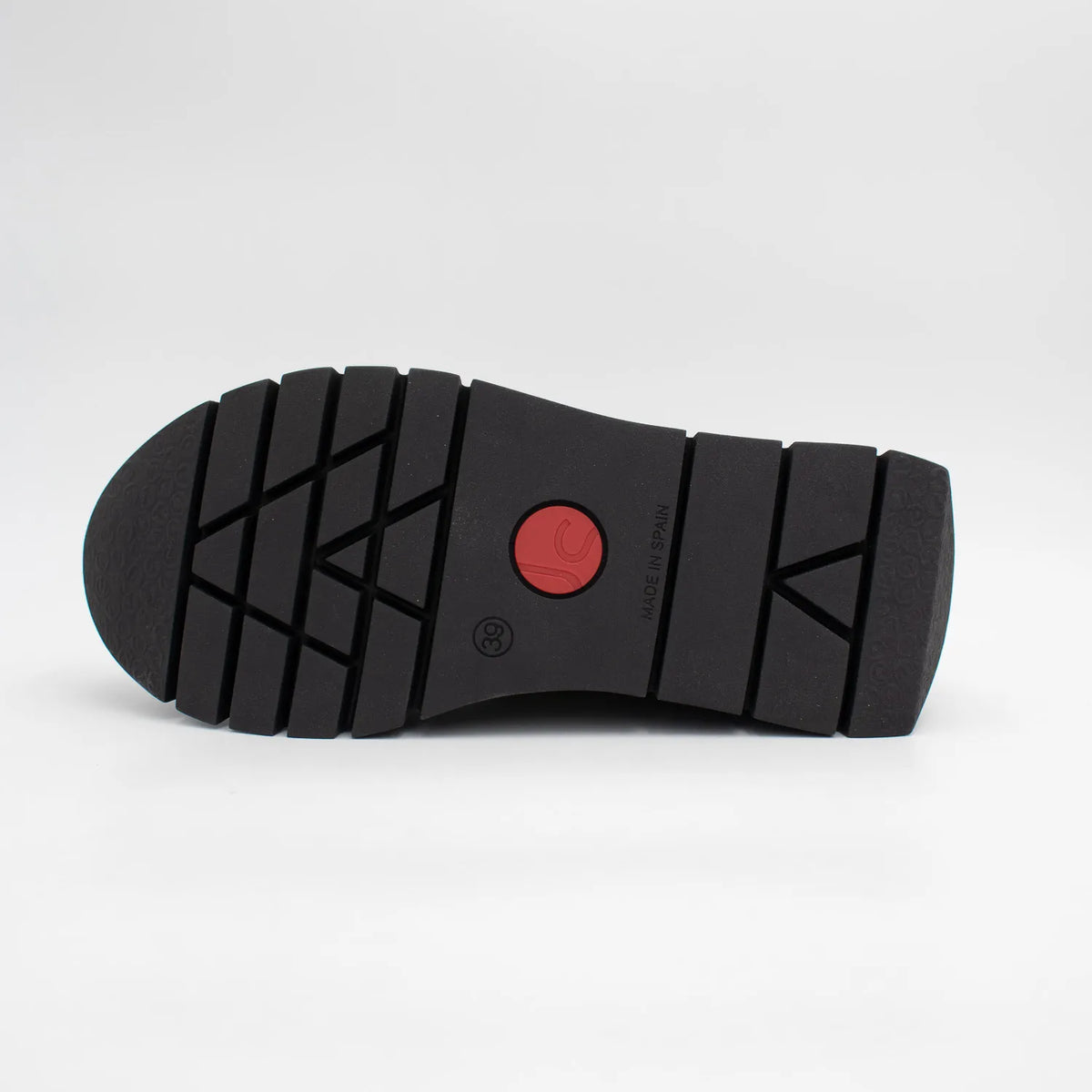 Jose Saenz Khaki Leather Platform Trainers with Orange Trim - Leavys Shoes