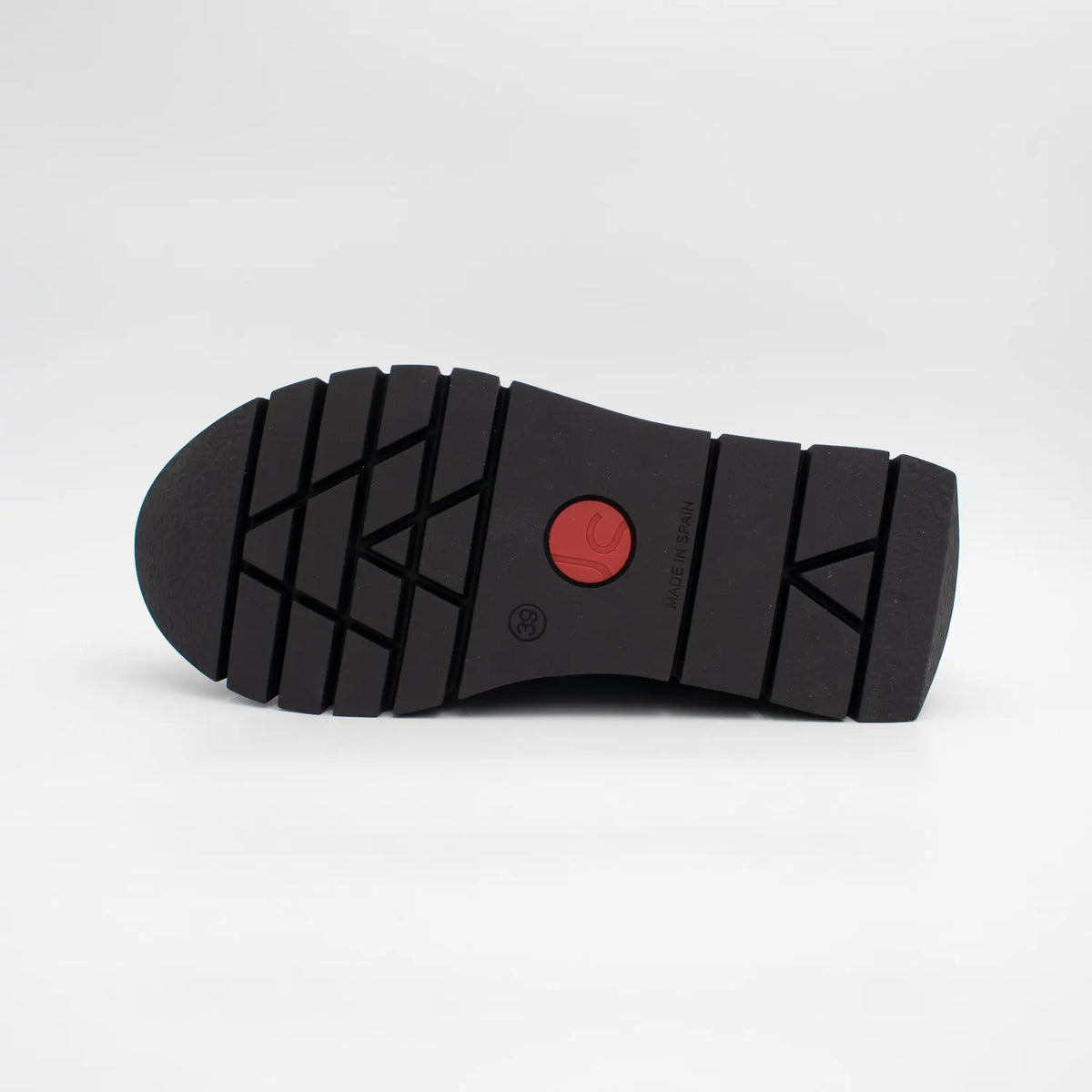 Jose Saenz Navy Leather Platform Trainers with Orange Trim - Leavys Shoes