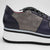 Jose Saenz Navy & Pewter Platform Leather Trainers