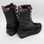 Jose Saenz 2272 Leather Patent Lace-Up Ankle Boots – Negro/Beige