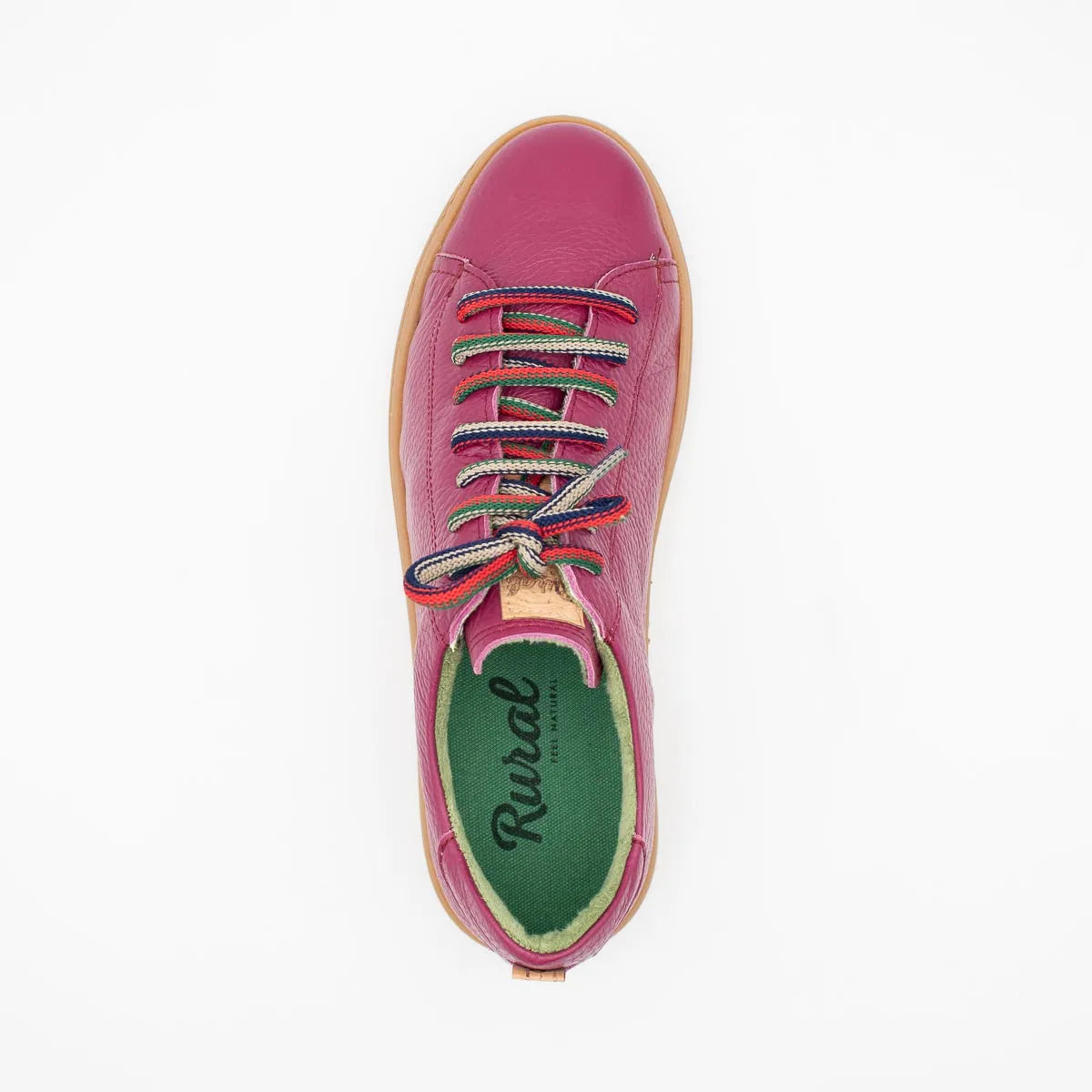 Jose Saenz Rural 2331-BG Melanzana Leather Trainers - Leavys Shoes