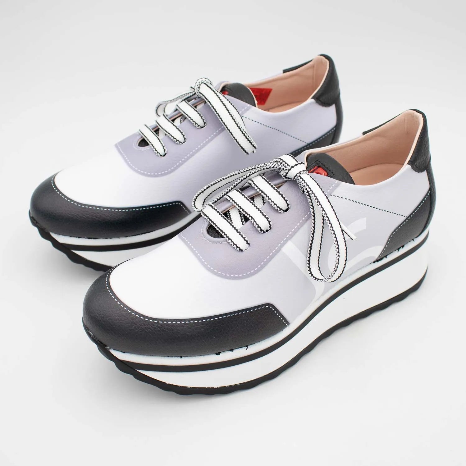 Jose Saenz Black & Grey Gradient Runner – Stylish & Comfortable - Leavys Shoes