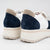 Jose Saenz Navy & Beige Runner – Suede & Textured Leather - Leavys Shoes