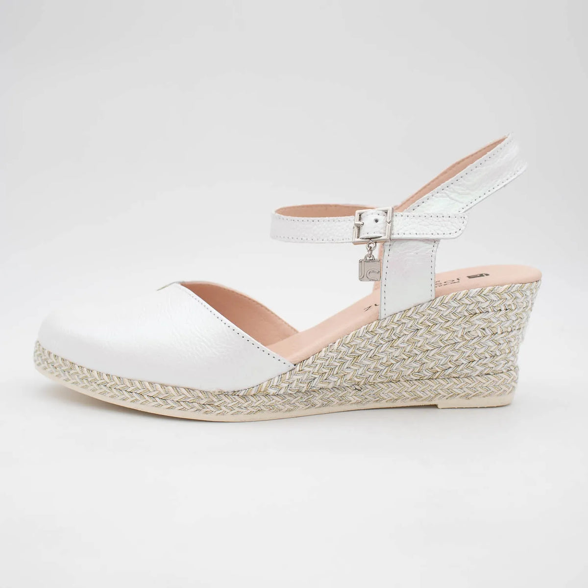 Jose Saenz Off-White Espadrille Wedge – Elegant &amp; Comfortable - Leavys Shoes