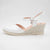 Jose Saenz Off-White Espadrille Wedge – Elegant & Comfortable - Leavys Shoes