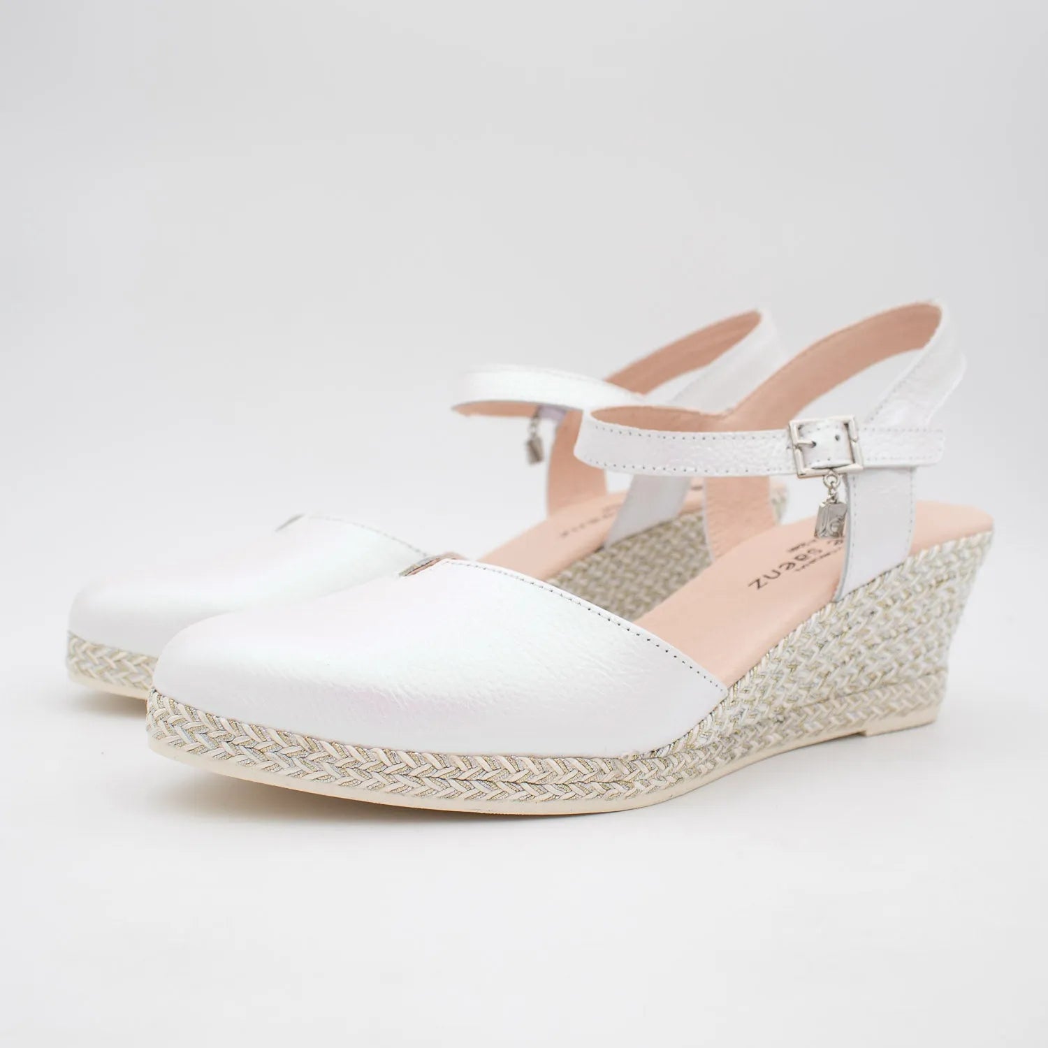 Jose Saenz Off-White Espadrille Wedge – Elegant & Comfortable - Leavys Shoes