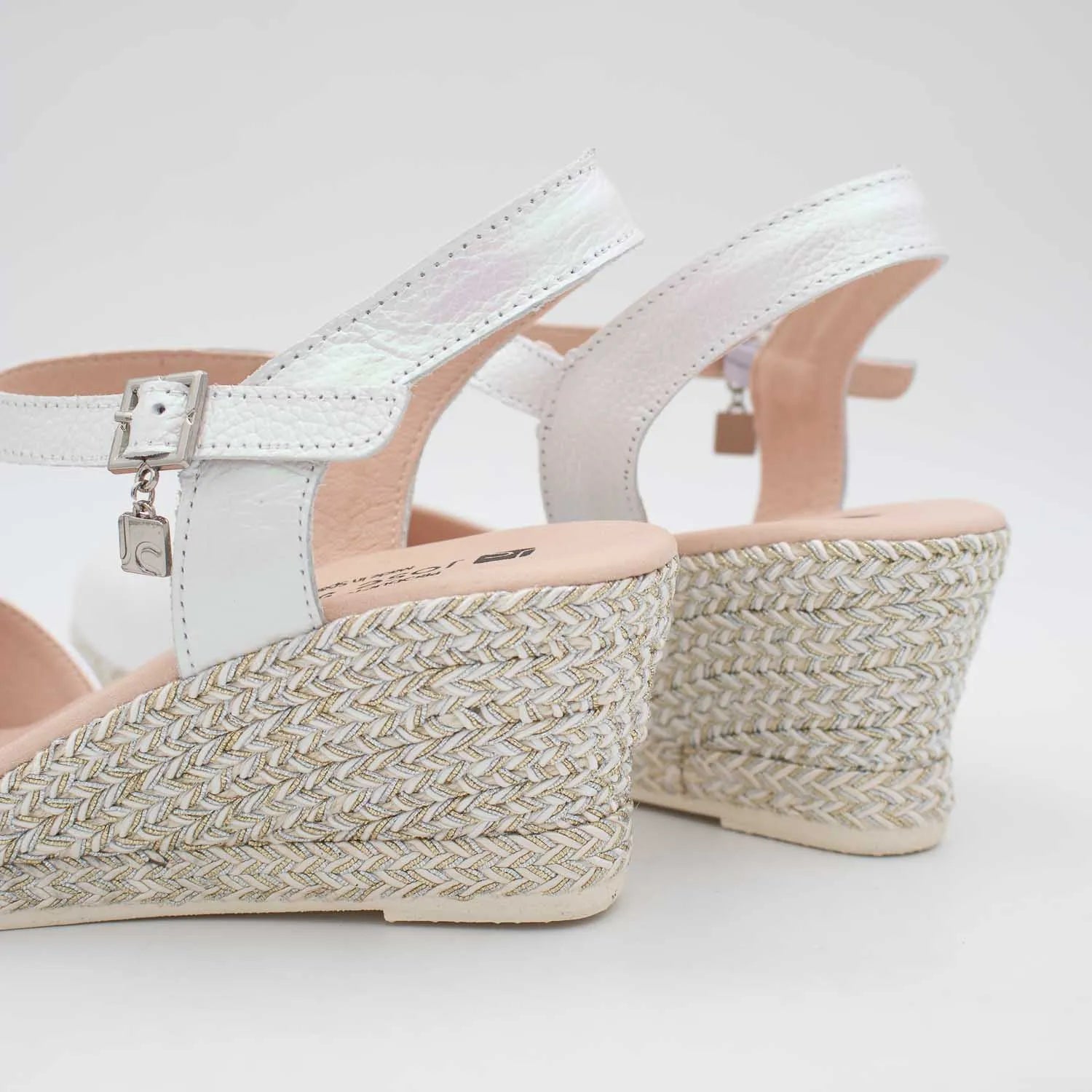 Jose Saenz Off-White Espadrille Wedge – Elegant & Comfortable - Leavys Shoes