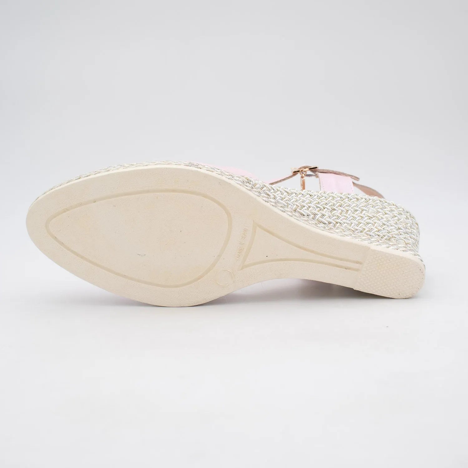 Jose Saenz Pink Espadrille Wedge – Elegant & Multicolour Shine - Leavys Shoes