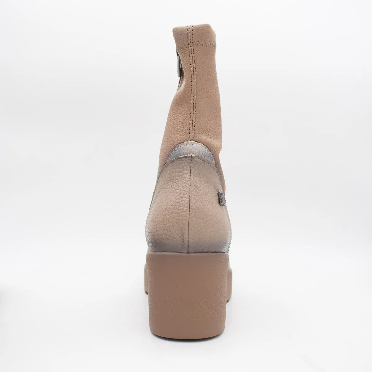 Jose Saenz 6427 Taupe/Beige Wedge Ankle Boots - Leavys Shoes