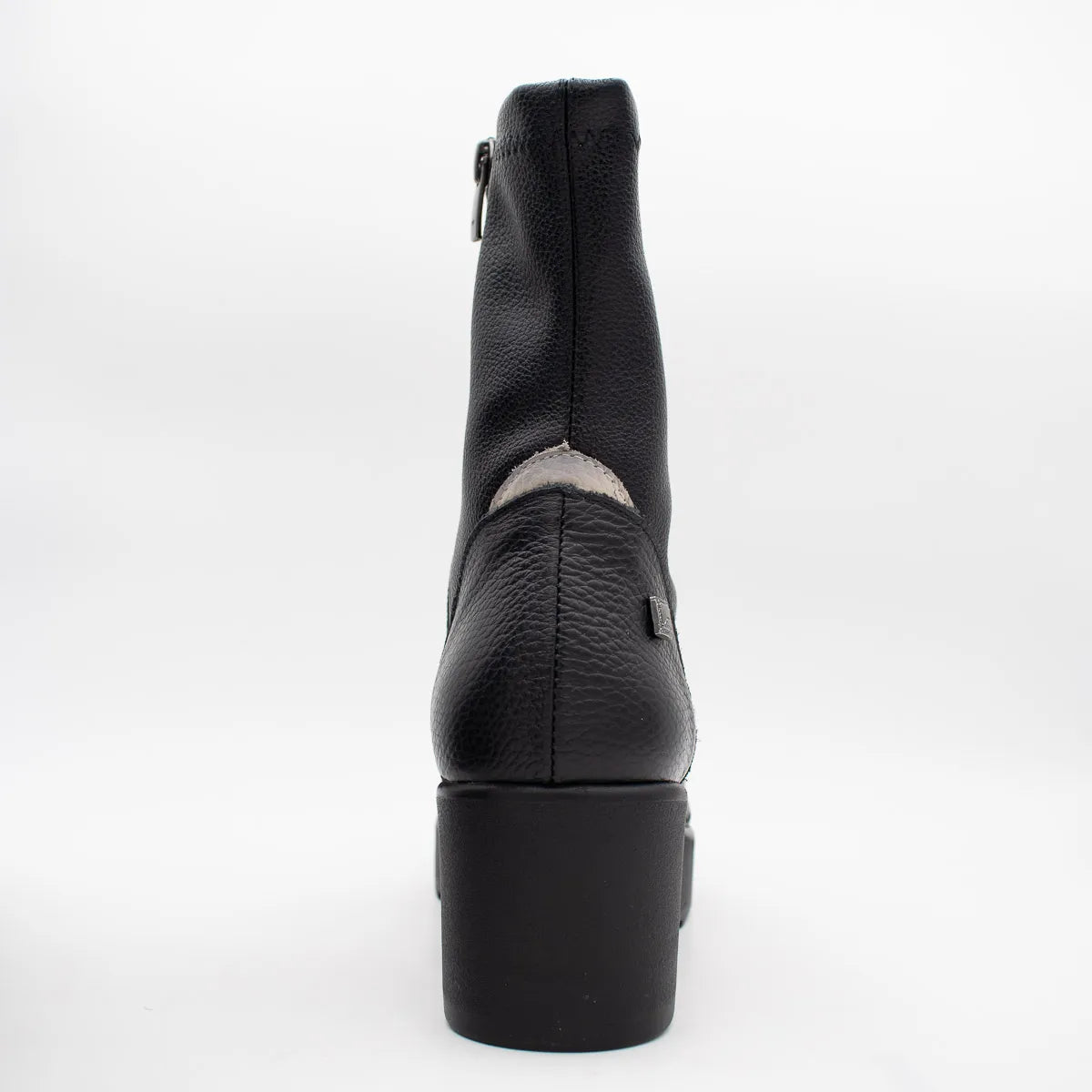 Jose Saenz 6427 Leather Wedge Ankle Boots – Negro/Beige - Leavys Shoes