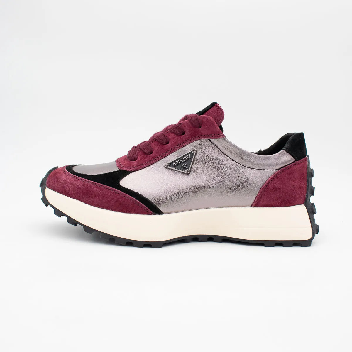 Kate Appleby Berk Dawson Chrome Trainers - Leavys Shoes