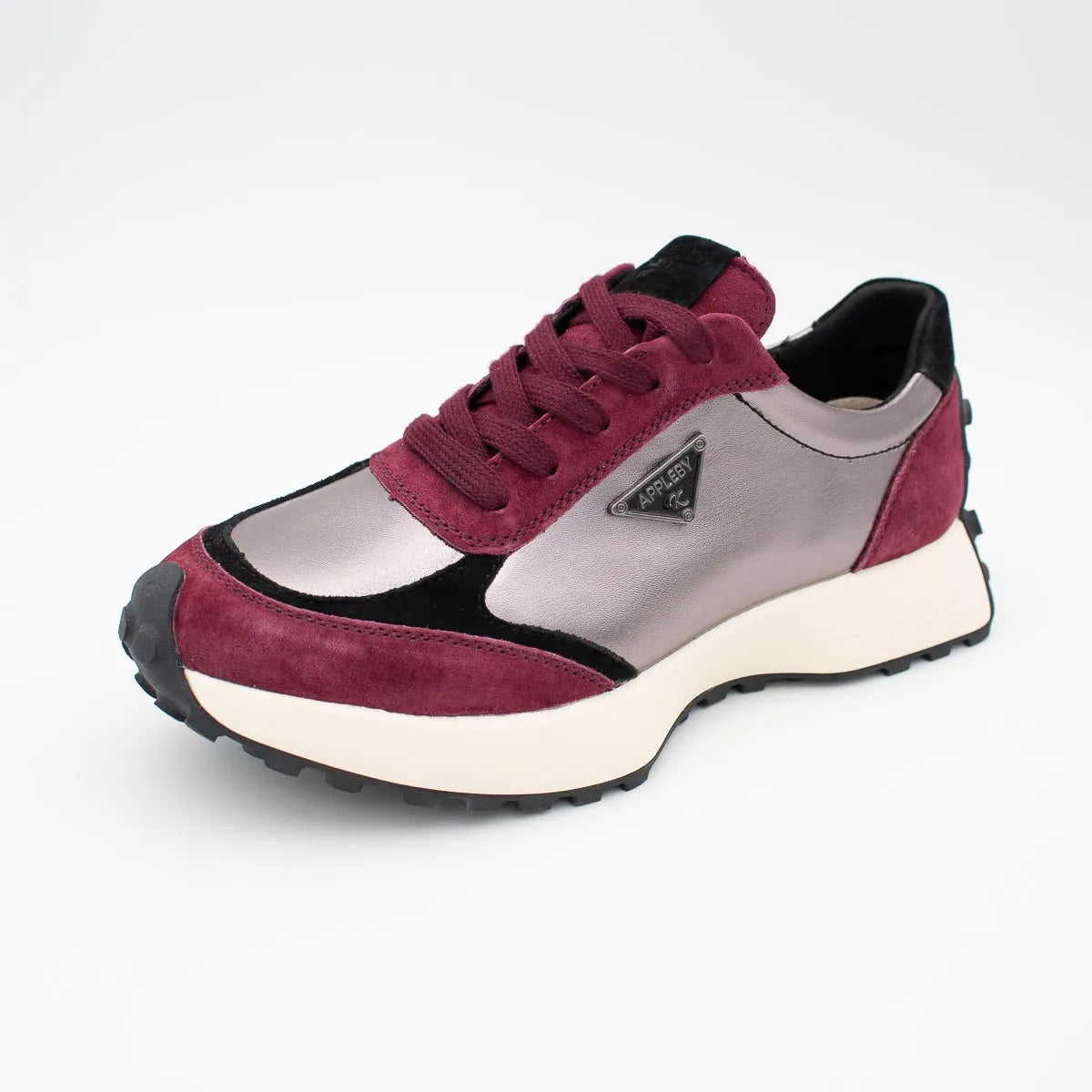 Kate Appleby Berk Dawson Chrome Trainers - Leavys Shoes