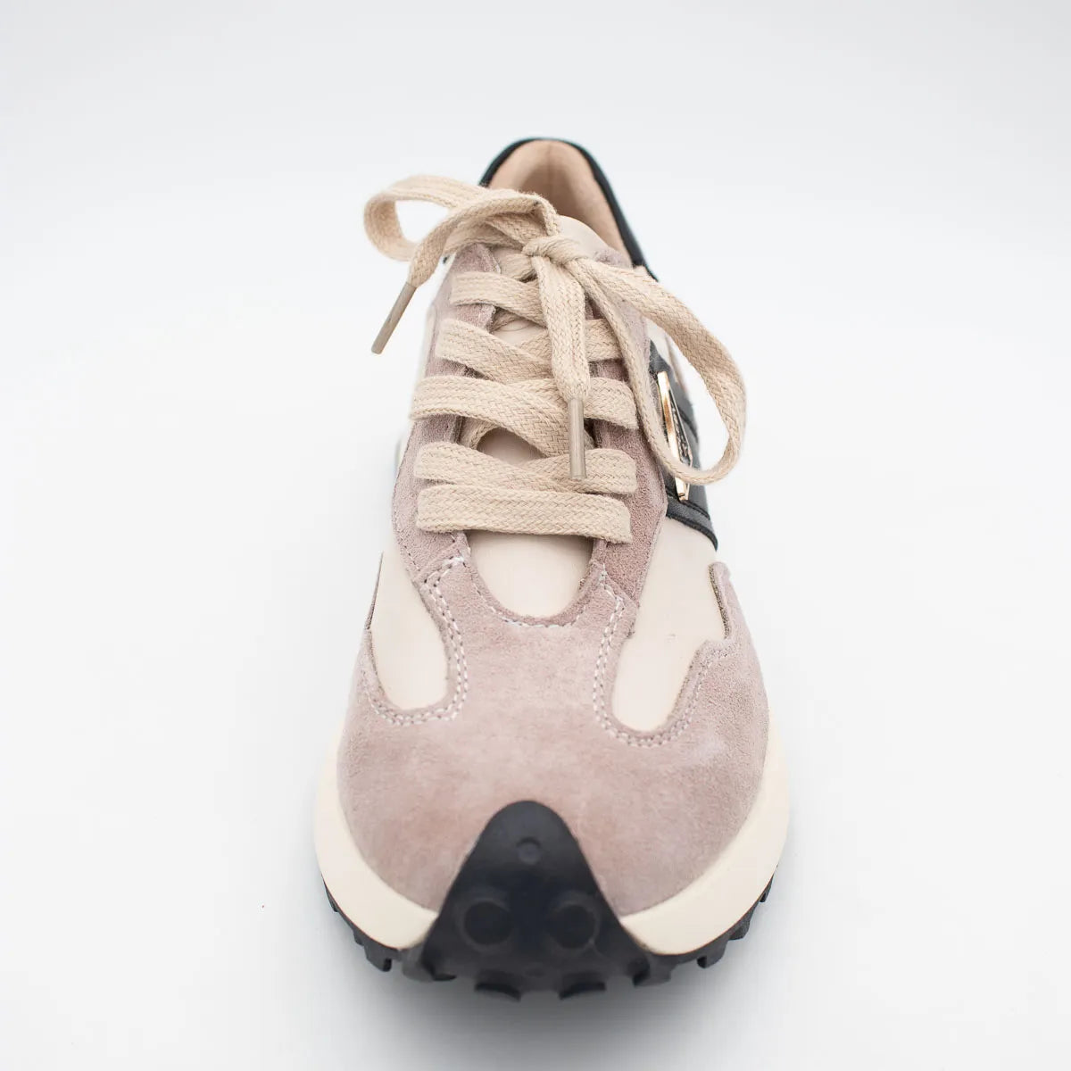 Kate Appleby Caithness Beige & Black Retro Trainers