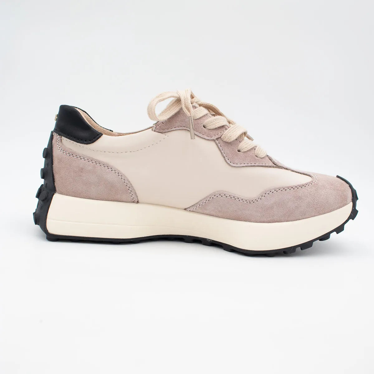 Kate Appleby Caithness Beige & Black Retro Trainers - Leavys Shoes