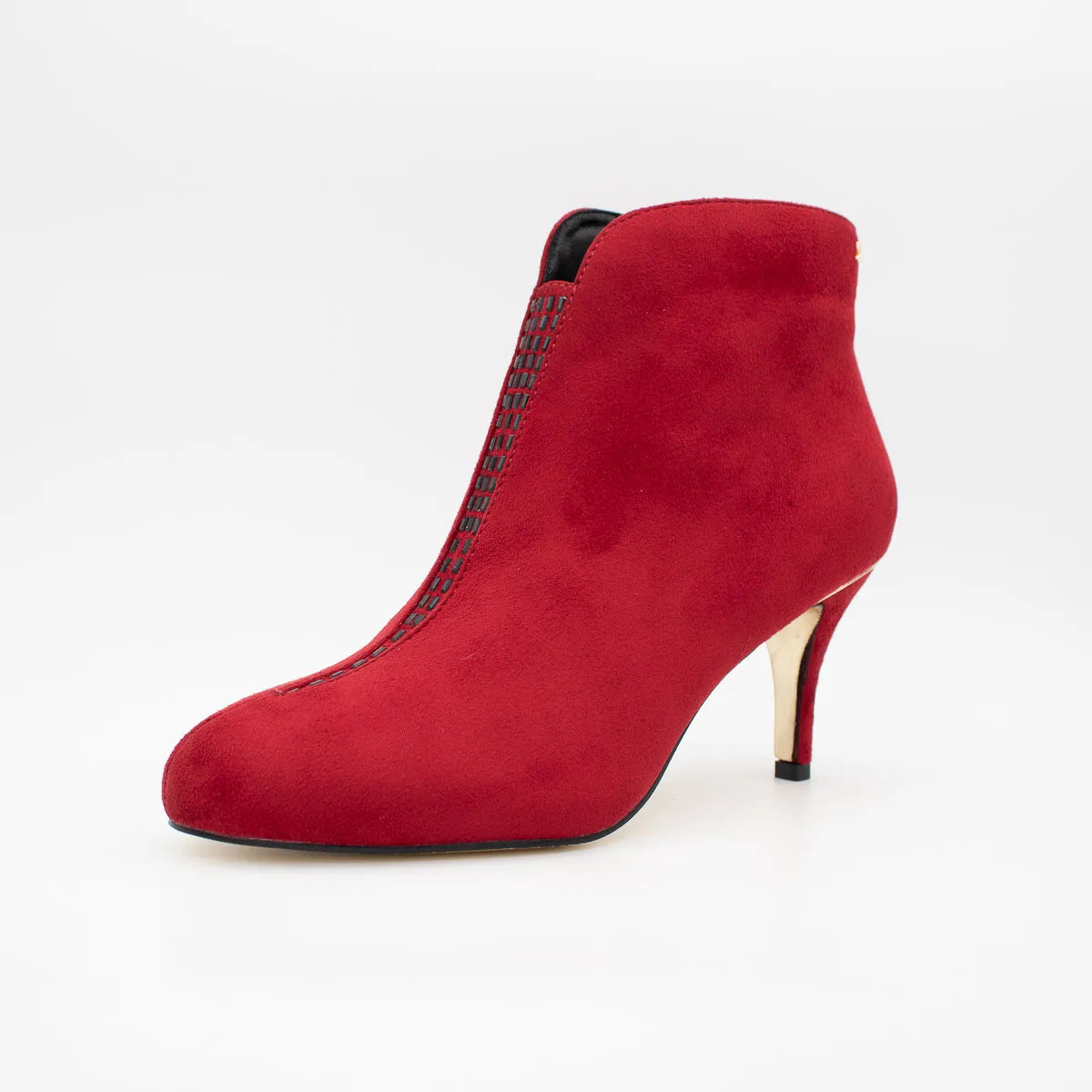 Kate Appleby Ruckinge Poppy Red Suede Ankle Boots