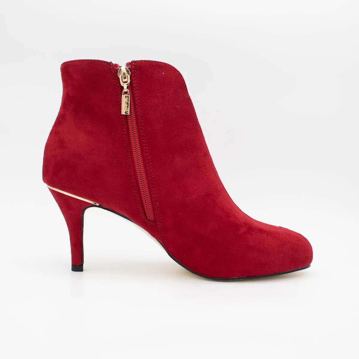 Kate Appleby Ruckinge Poppy Red Suede Ankle Boots - Leavys Shoes
