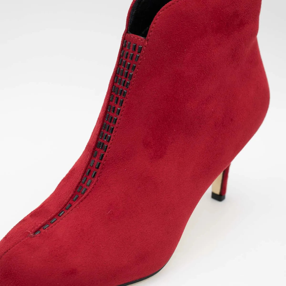 Kate Appleby Ruckinge Poppy Red Suede Ankle Boots - Leavys Shoes