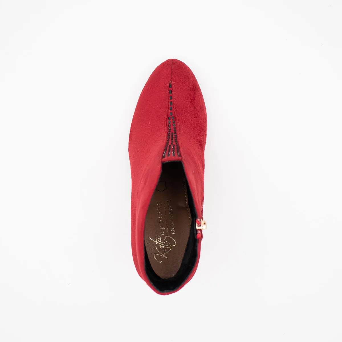 Kate Appleby Ruckinge Poppy Red Suede Ankle Boots