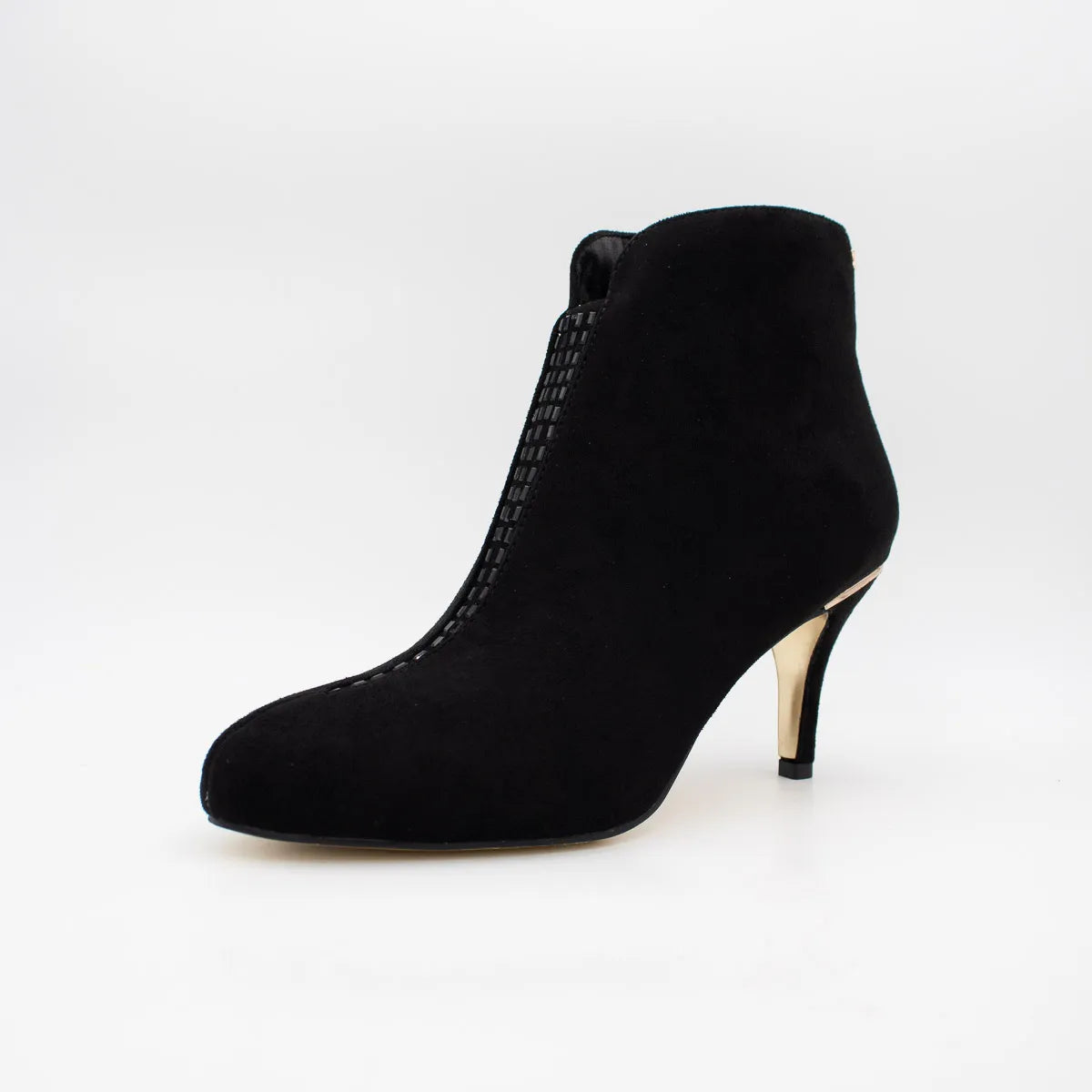 Kate Appleby Ruckinge Black Suede Heeled Ankle Boots - Leavys Shoes