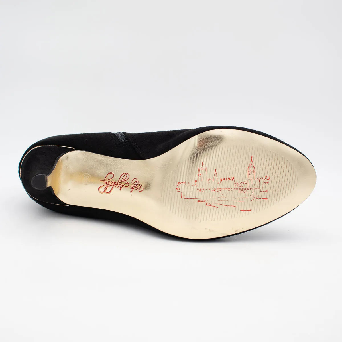 Kate Appleby Ruckinge Black Suede Heeled Ankle Boots - Leavys Shoes