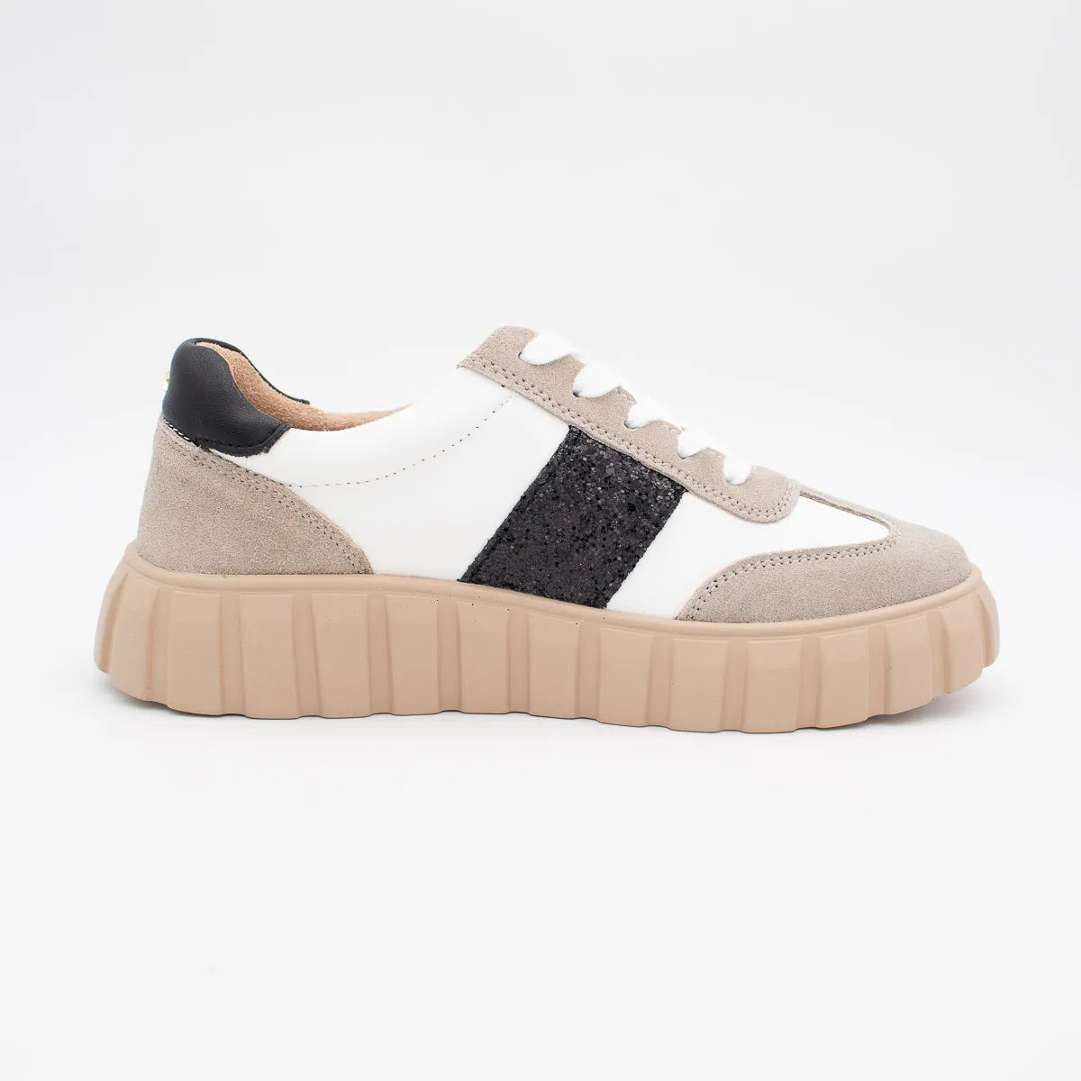 Kate Appleby Severn Cotton Mix Platform Trainers - Leavys Shoes