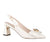 Kate Appleby Perthshire Bow Block Heel Shoes in White