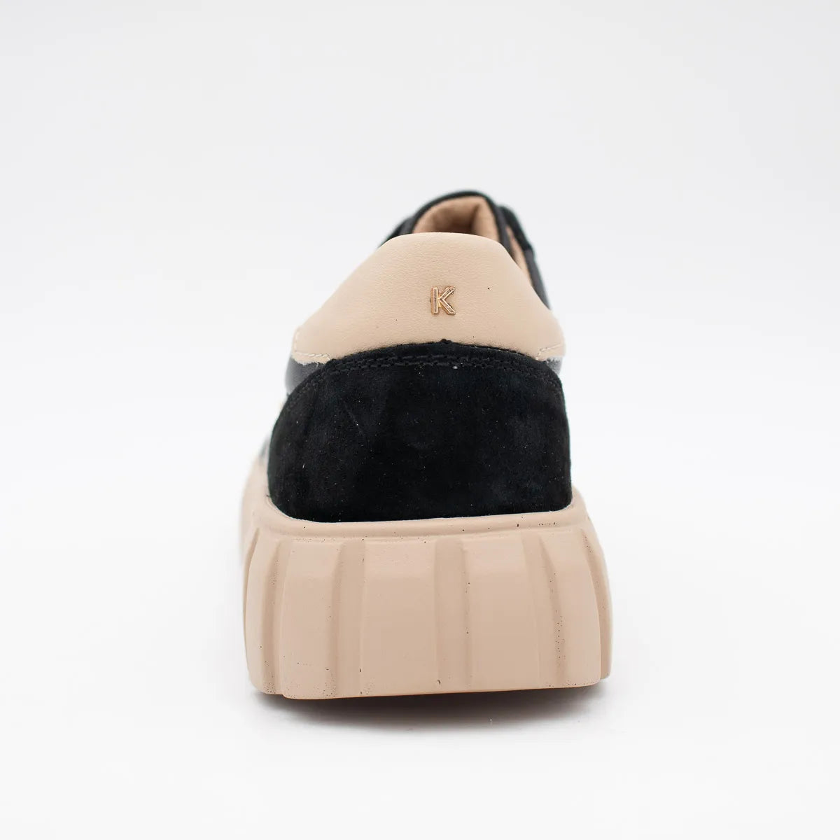 Kate Appleby SEVERN Black Leather Trainers - Leavys Shoes