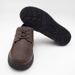 Detail of the robust sole of AV8 Kori Nubuck Lace-Up shoe.