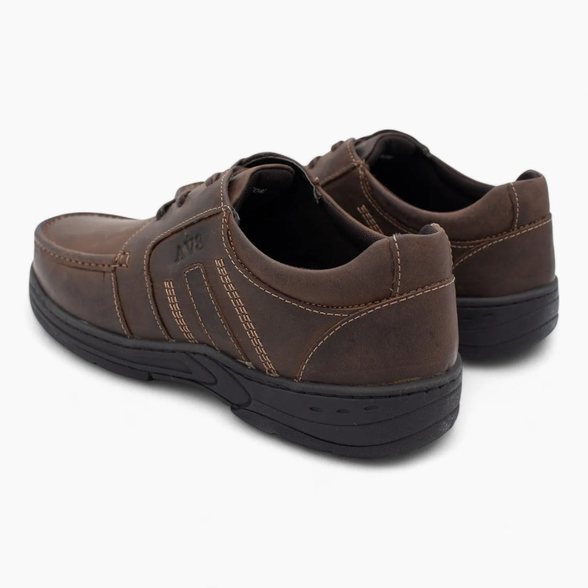 AV8 Mens Kori Brown Nubuck Slip-Ons - Leavys Shoes