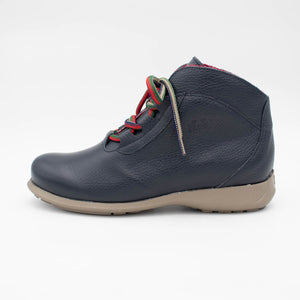 Main view of Navy Jose Saenz Ankle Boot.