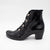 Main view of the Jose Saenz black ankle boot.
