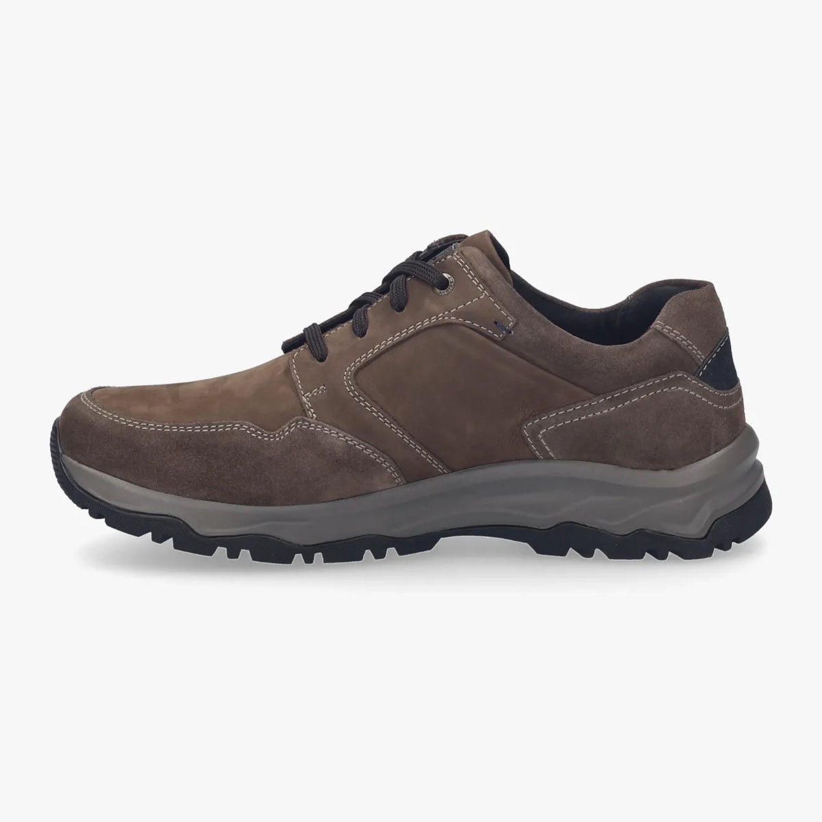 Josef Seibel Brown Waterproof Men’s Leather Trainer – Grippy PU/TR Sole (Leroy 58) - Leavys Shoes