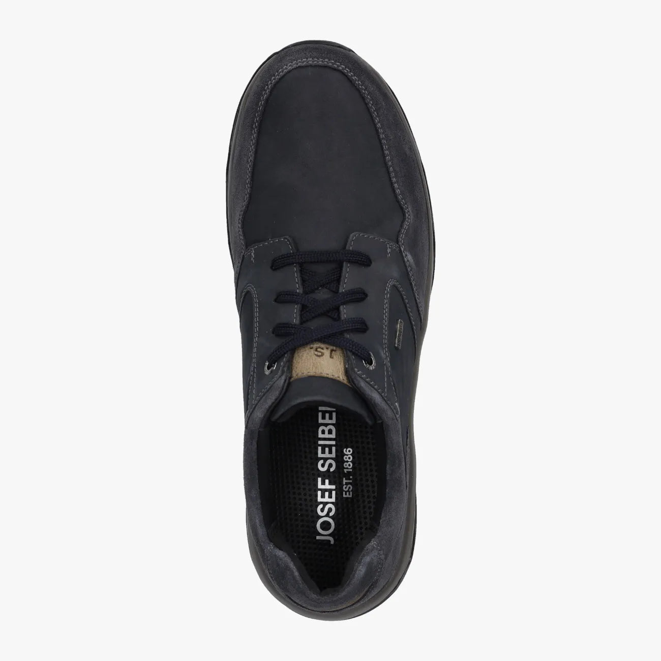 Josef Seibel Indigo Waterproof Men’s Leather Trainer – Grippy PU/TR Sole (Leroy 58) - Leavys Shoes