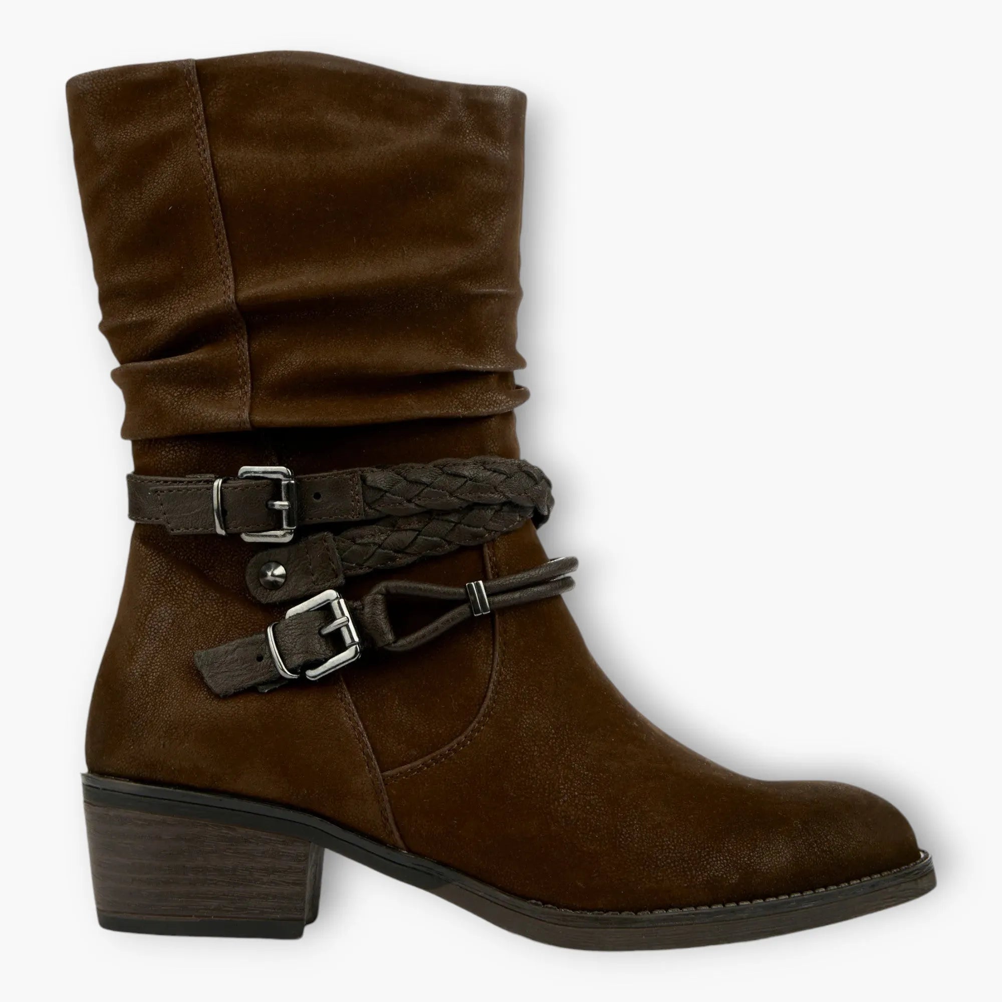 Marco Tozzi Ankle Boot: Deep Brown Appeal - Leavys Shoes