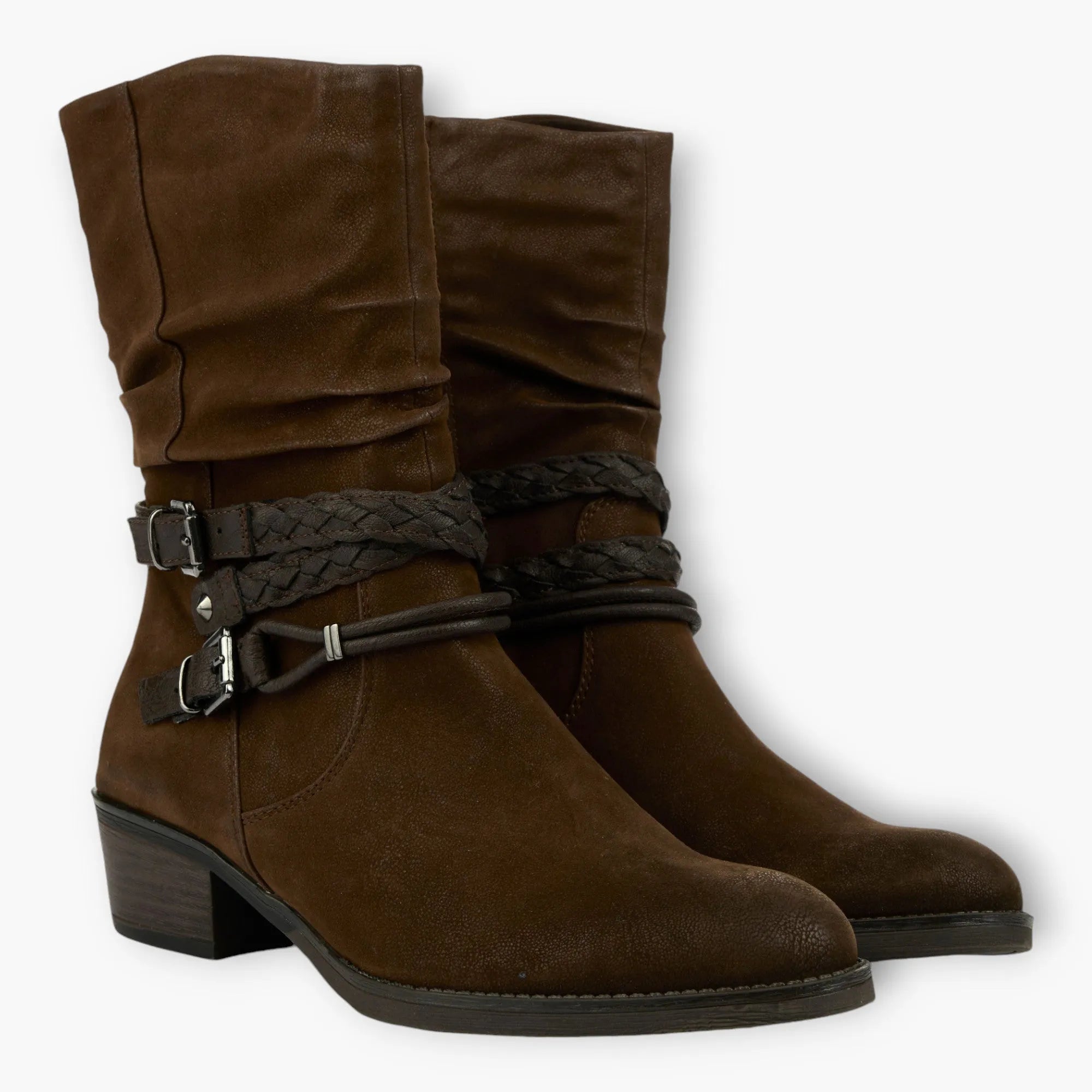 Marco Tozzi Ankle Boot: Deep Brown Appeal - Leavys Shoes