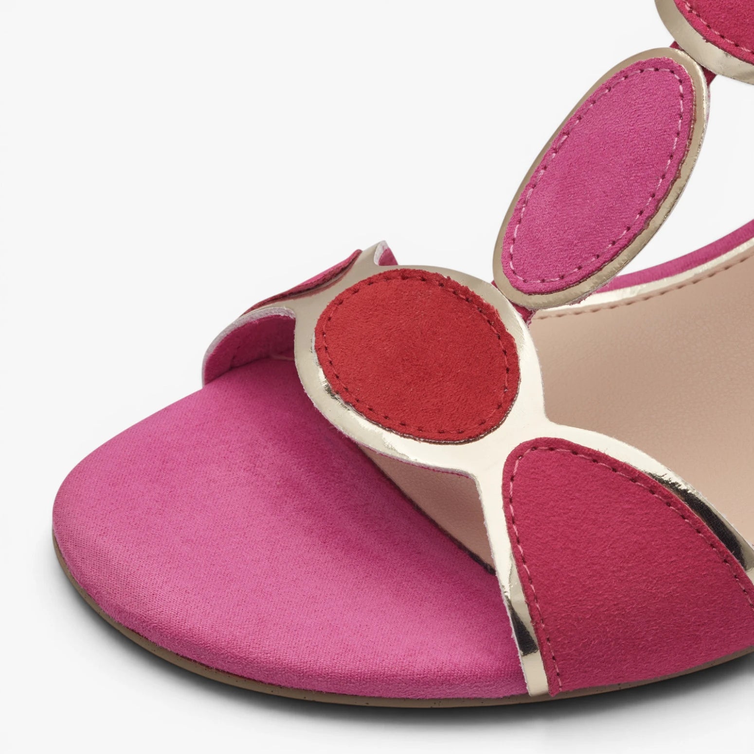 Marco Tozzi Pink Multi Sandal (Block Heel) – 2-28230-42 514